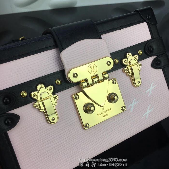 路易威登LV 頂級原單 M53130 經典款Petite Malle手袋 Epi皮革面 精品小號包袋 定制旅行箱  YDH2423